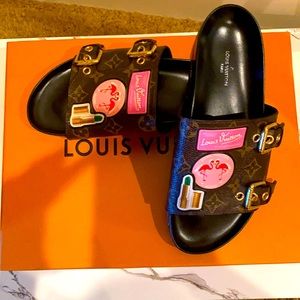 Louis Vuitton Miami Two Buckle Slides